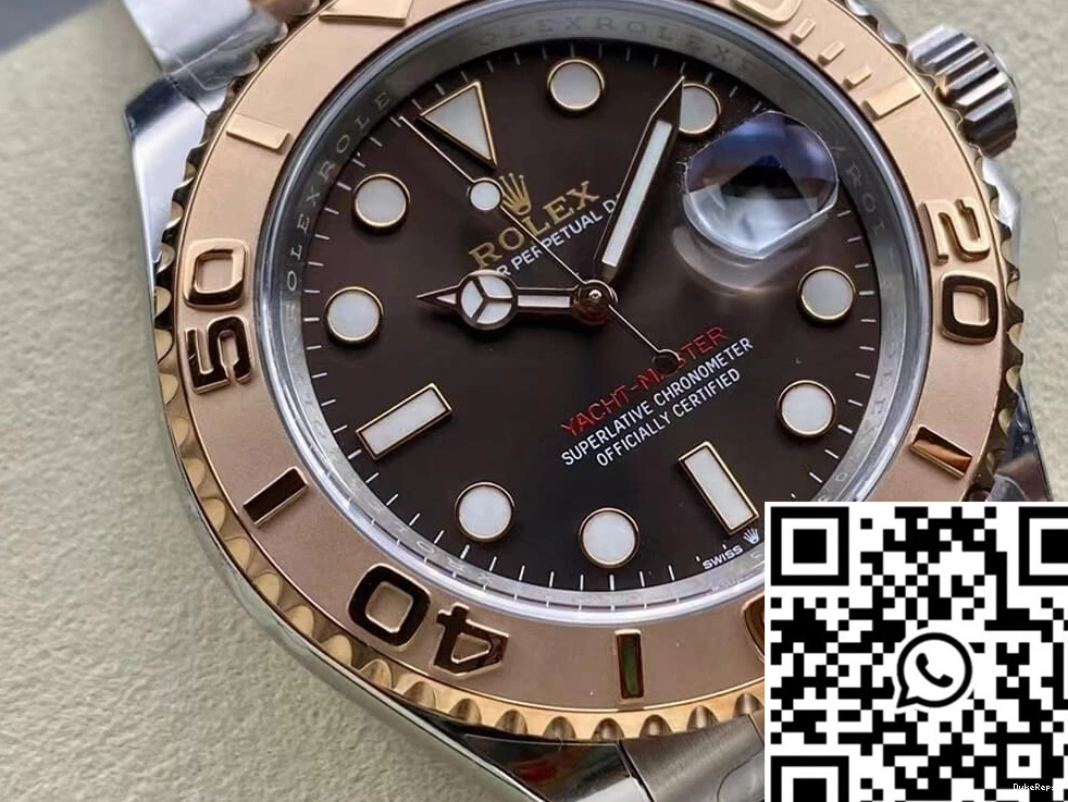 Gold Clean M126621-0001 Rolex Factory Yacht Master Rose 1205